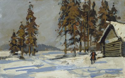 Paesaggio invernale da Konstantin Alekseevich Korovin